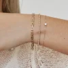 Sale Rectangle Link Chain Bracelet in 10k Gold Bracelets & Bangles | Bracelets