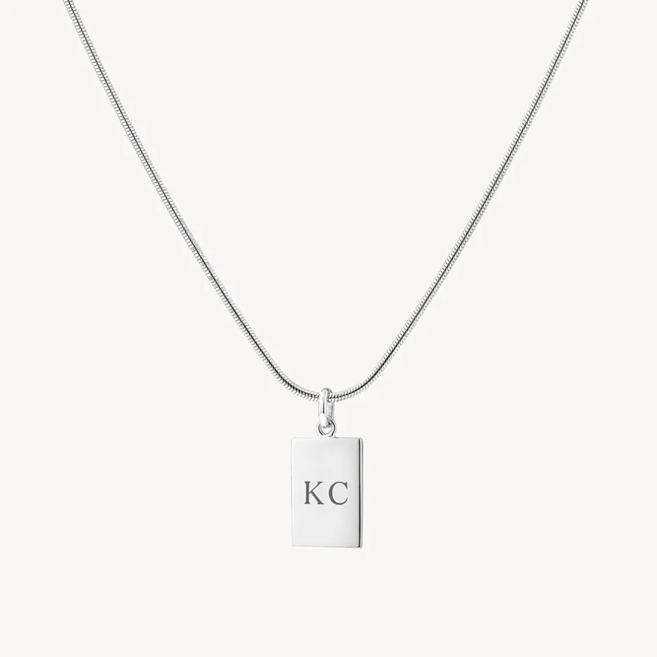Sale Rectangle Pendant in Silver Best Selling Gifts | Under $150