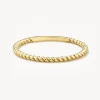 Discount Rope Stacker Ring in 10k Gold Bridal Gifts | Under $150
