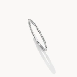 New Rope Stacker Ring in Silver Rings | Stacker Rings