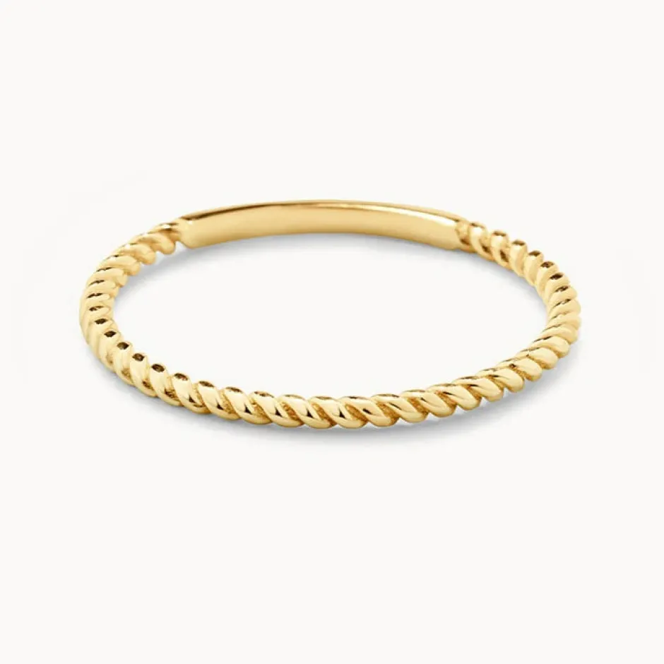Hot Rope Stacker Ring Set in 10k Gold 10k Gold