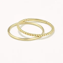 Hot Rope Stacker Ring Set in 10k Gold 10k Gold