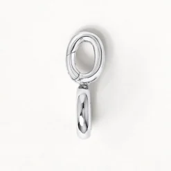 New Round Pendant Charm Connector in Silver 925 Sterling Silver | Personalisation