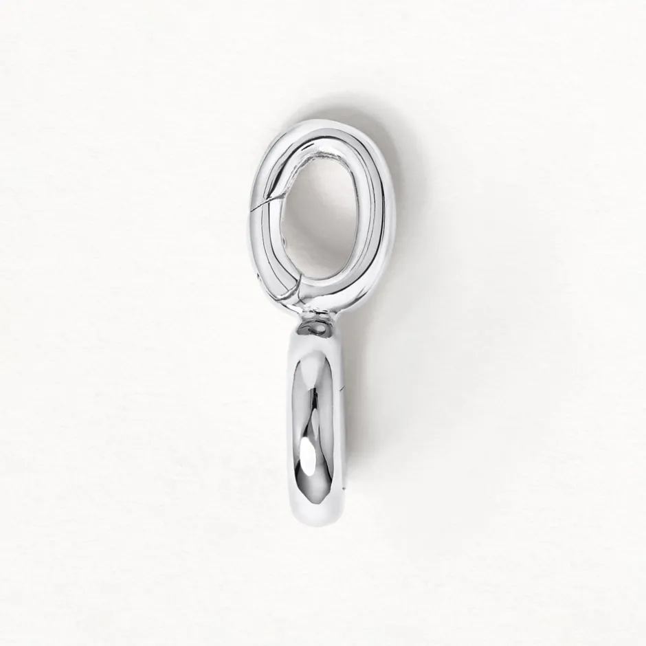 New Round Pendant Charm Connector in Silver 925 Sterling Silver | Personalisation