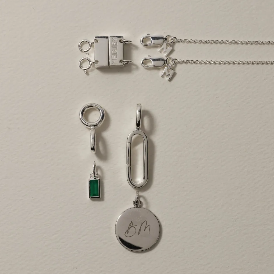 Clearance Single Necklace Connector in Silver Under $150 | 925 Sterling Silver