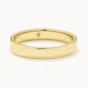 Online Slim Boyfriend Stacker Ring in Gold Gifts For Him | 18k Fine Gold Plated