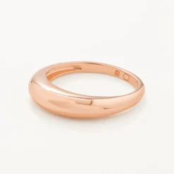 Discount Slim Curve Dome Ring in Rose Gold 18k Fine Rose Gold Plated | Rings