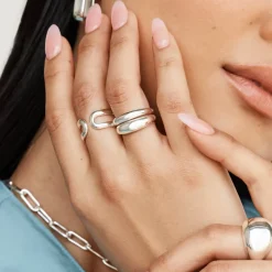 Hot Slim Curve Dome Ring in Silver Best Friend Gifts | 925 Sterling Silver
