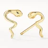 Discount Snake Stud Earrings in 10k Gold Earrings | Studs