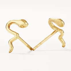 Discount Snake Stud Earrings in 10k Gold Earrings | Studs