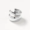 Discount Split Band Single Ear Cuff in Silver 925 Sterling Silver | Earrings