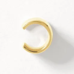 Sale Split Band Single Ear Cuff in Gold 18k Fine Gold Plated | Earrings