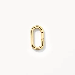 Online Square Boyfriend Paperclip Chain Necklace in Gold Gifts For Him | 18k Fine Gold Plated