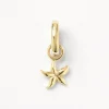 Fashion Starfish Charm Pendant in Gold Symbolic Jewellery | 18k Fine Gold Plated