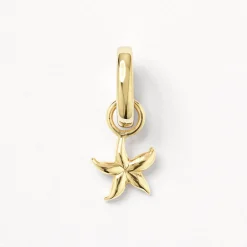 Fashion Starfish Charm Pendant in Gold Symbolic Jewellery | 18k Fine Gold Plated