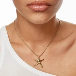 Discount Starfish Pendant Necklace in Gold Symbolic Jewellery | Necklaces & Pendants
