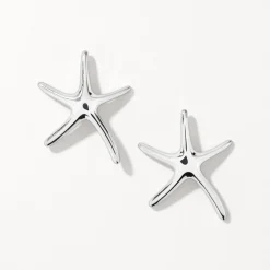 Clearance Starfish Stud Earrings in Silver Symbolic Jewellery | Under $150