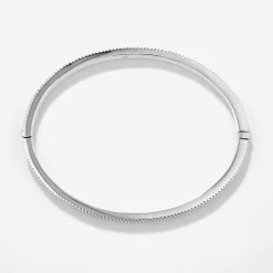 Best Textured Bangle in Silver Gifts For Him | 925 Sterling Silver