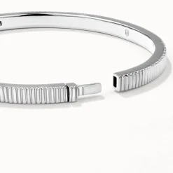 Best Textured Bangle in Silver Gifts For Him | 925 Sterling Silver