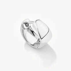 Best Thick Dome Huggies in Silver Best Friend Gifts | Under $150