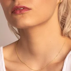 Fashion Twizzle Chain Necklace in Gold 18k Fine Gold Plated | Necklaces & Pendants