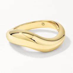 Discount Wave Dome Ring in Gold 18k Fine Gold Plated | Rings