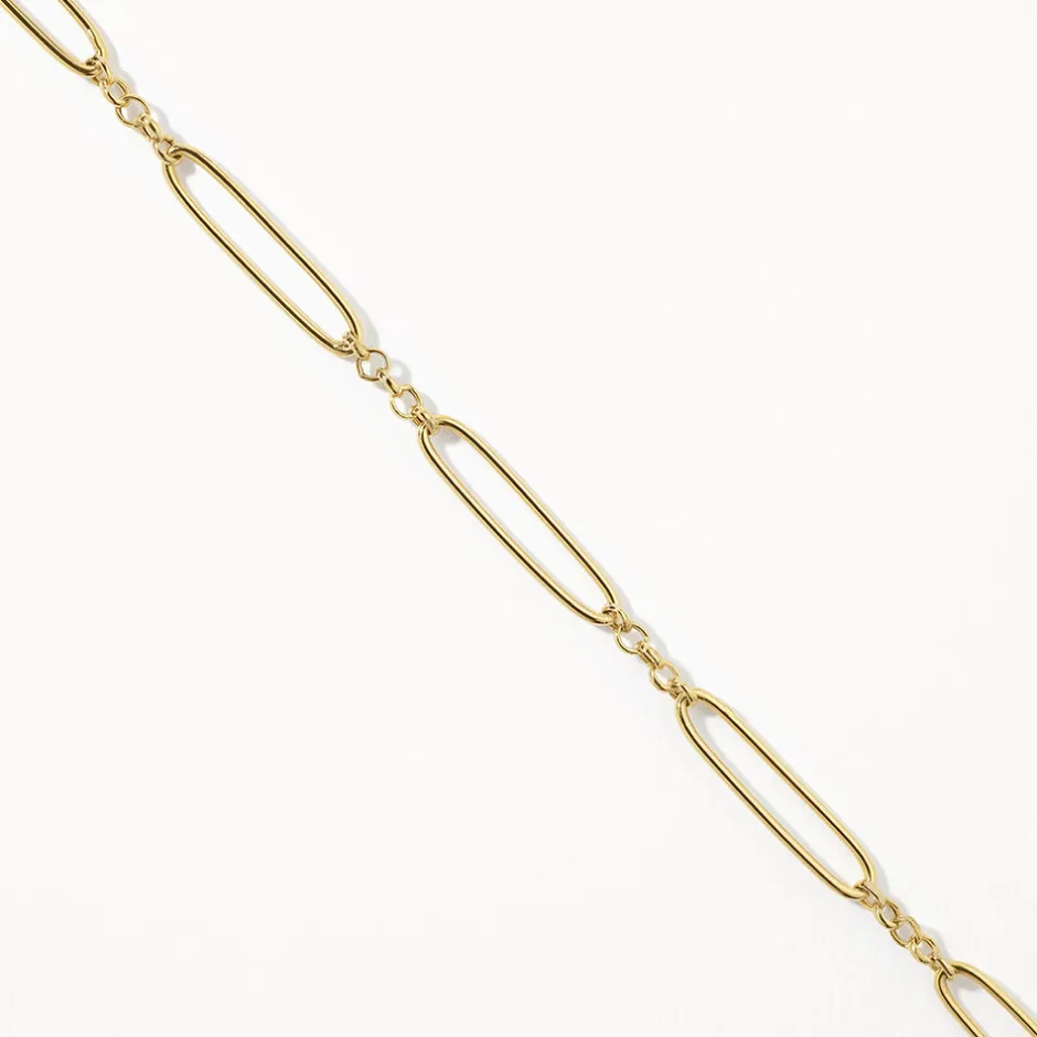 Hot Wire Paperclip Chain Bracelet in Gold 18k Fine Gold Plated | Bracelets & Bangles